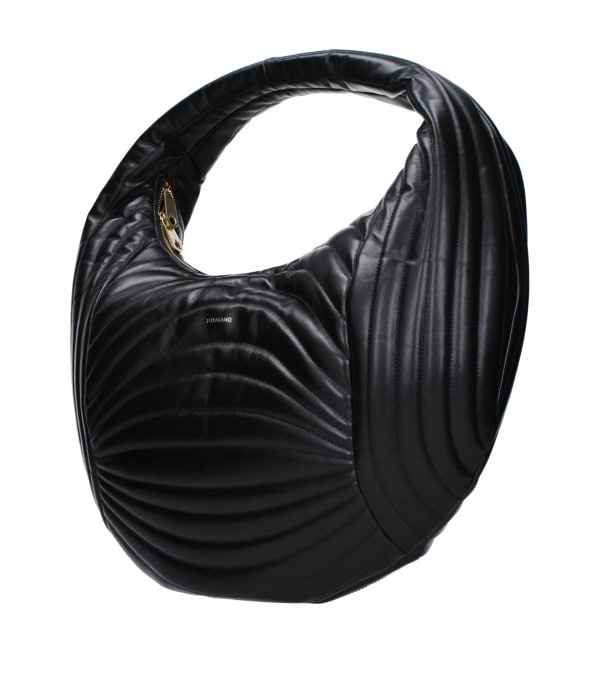 SALVATORE FERRAGAMO - Bolso de mano de cuero negro - Image 2