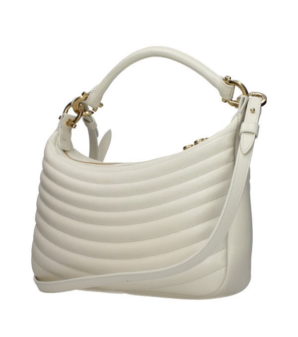 SALVATORE FERRAGAMO - Bolso de mano de piel beige - Image 2