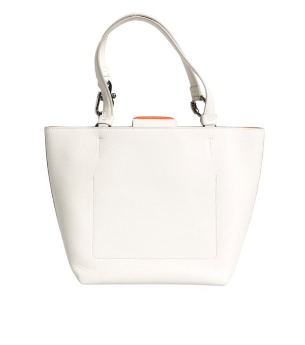 DOLCE & GABBANA - Bolso tote de piel blanca #DG BEATRICE con asa superior - Image 4