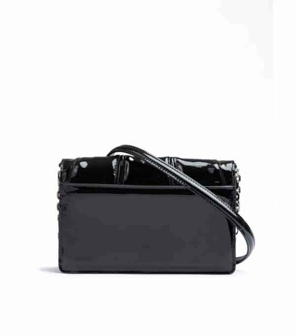 FERRARI - Bolso de charol negro GT con cadena - Image 3