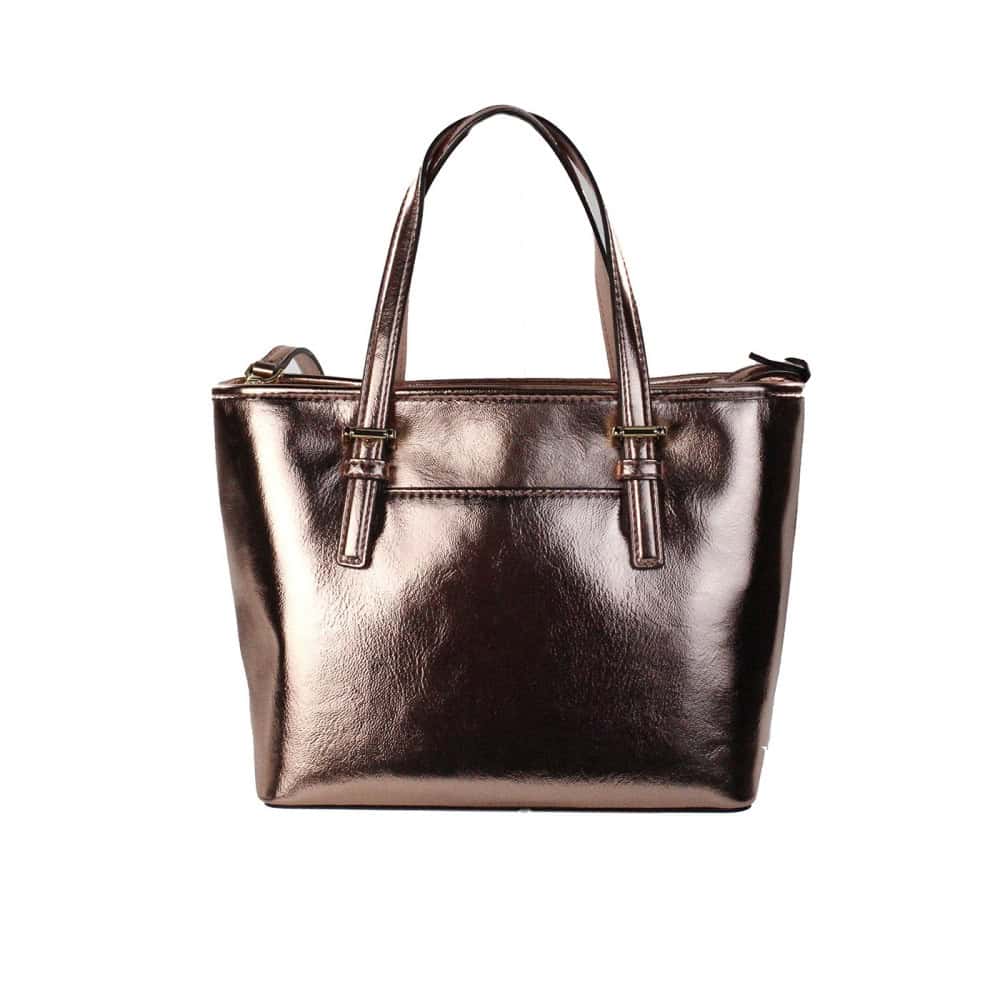 MICHAEL KORS - Bolso tote Jet Set Primrose Metallic XS con cremallera superior - Image 3