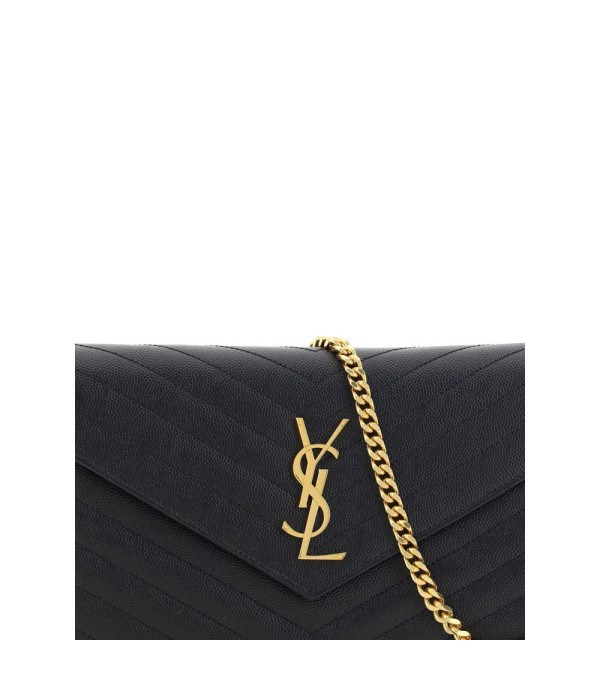 YSL - SAINT LAUREN - Bolso de hombro con logo negra