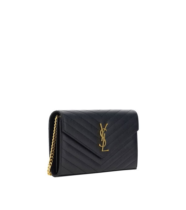 YSL - SAINT LAUREN - Bolso de hombro con logo negra - Image 2