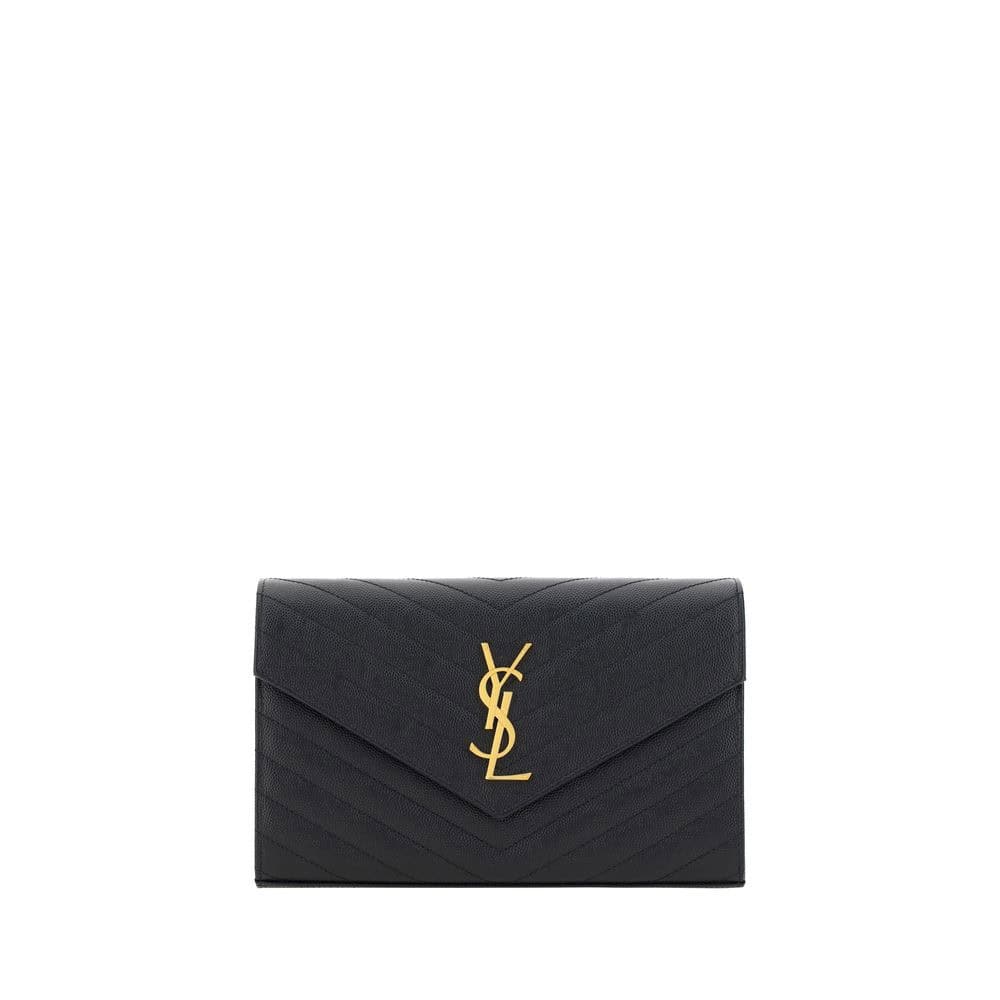 YSL - SAINT LAUREN - Bolso de hombro con logo negra - Image 4