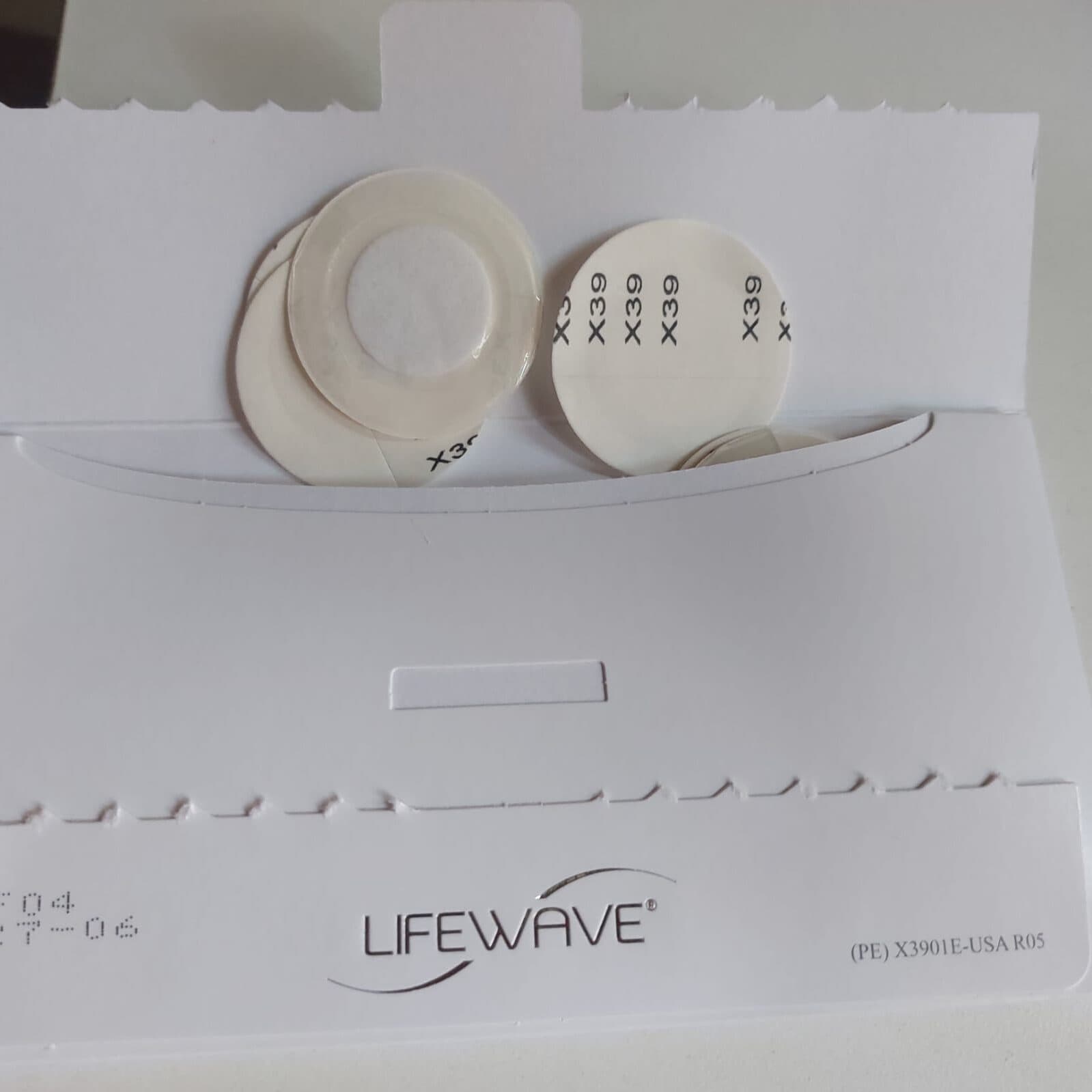 caja abierta parches original lifewave