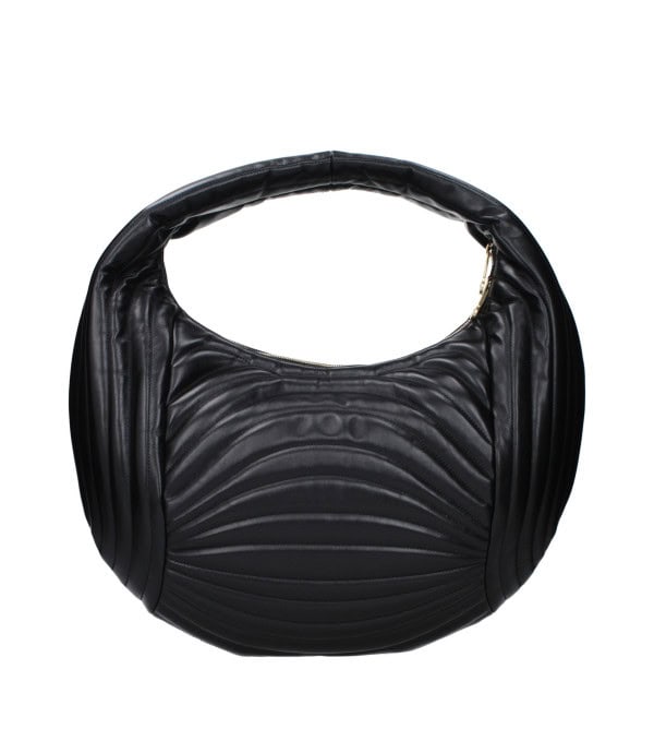SALVATORE FERRAGAMO - Bolso de mano de cuero negro - Image 3