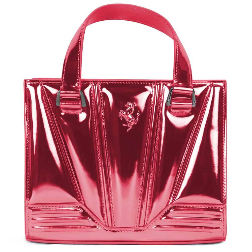 FERRARI - Bolso de mano piel fucsia