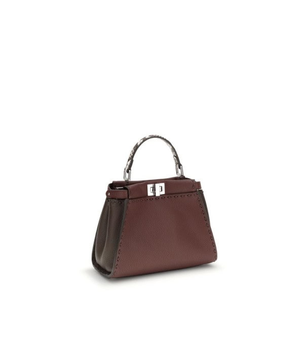 FENDI - Bolso de hombro Bos Taurus de piel de becerro marrón - Image 2