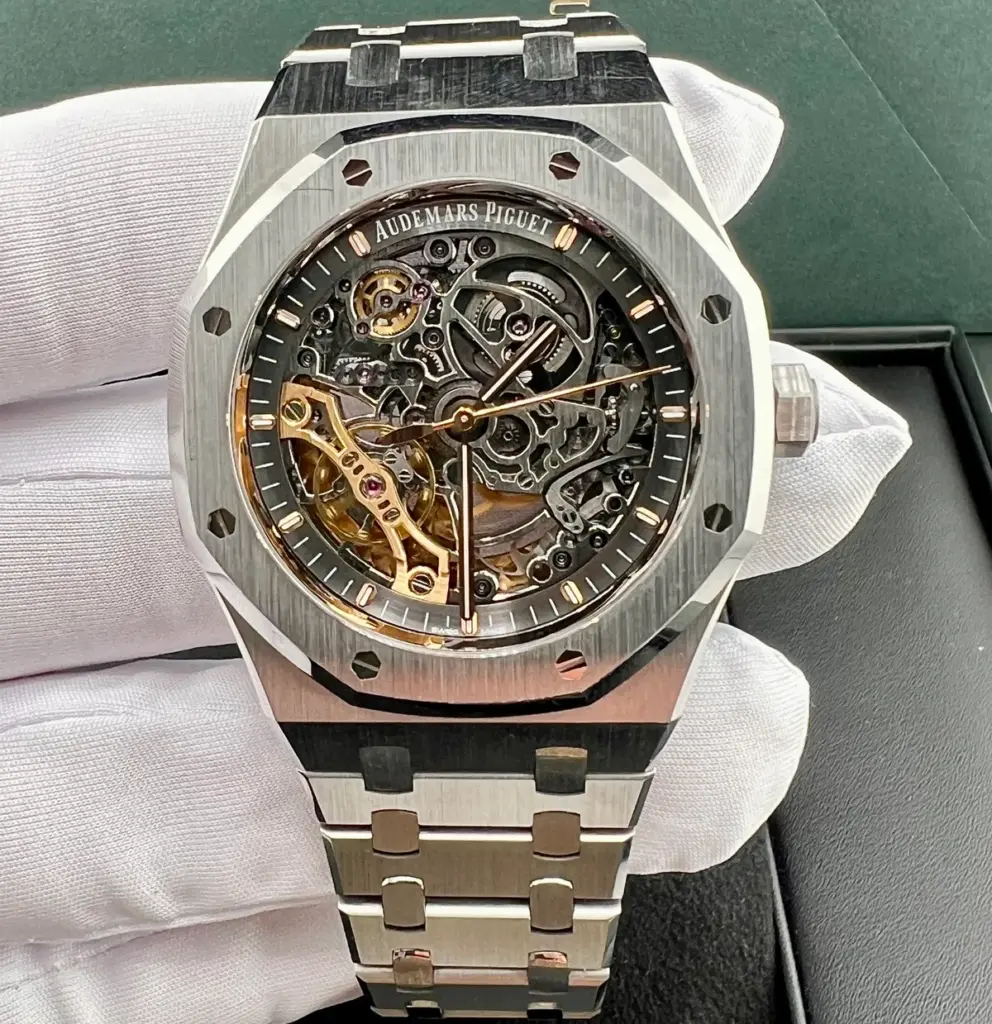 AUDEMARS PIGUET - Royal Oak Double Rueda de equilibrio calada