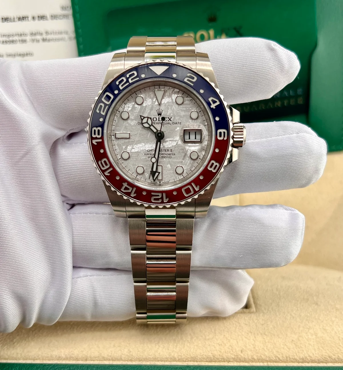 ROLEX - GMT MASTER II "METEORITE"
